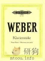 Klavierstucke: Piano pieces PDF电子版封面 C.M.von Weber曲