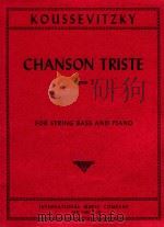 Chanson Triste: opus 2（1949 PDF版）