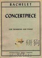 Concertpiece for trombone and piano PDF电子版封面