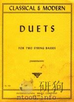 Duets for two String Basses: Classical and Modern（1963 PDF版）