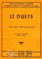 12 Duets for two String Basses（1969 PDF版）
