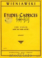 Etudes-Caprices Opus 18 for Violin(With 2nd.Violin ad lib.)（1974 PDF版）