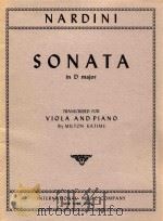 Sonata in D major（1948 PDF版）