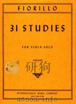 31 Studies for viola solo（1965 PDF版）