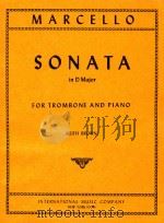Sonata in D Major for trombone and piano（1968 PDF版）