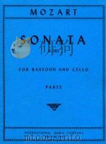 Sonata K.292 for Bassoon and Cello PDF电子版封面 W.A.Mozart