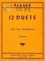 12 Duets for two Trombones（1959 PDF版）
