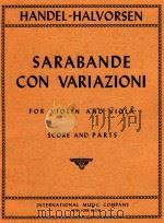 Sarabande con Variazioni for Violin and Viola（ PDF版）