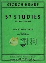 57 studies in two volumes for string bass volume II（1948 PDF版）