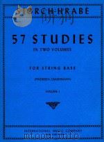 57 studies in two volumes for string bass volume I（1948 PDF版）