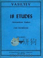 18 Etudies for Trombone 1982 PDF电子版封面 S.Vasilyev