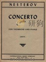 Concerto Opus 11 for Trombone and Piano（1958 PDF版）
