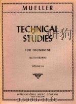 Technical Studies for trombone（1972 PDF版）