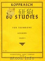 60 Studies for trombone volume II（1974 PDF版）