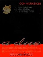 Con variazioni for two flutes 1978 PDF电子版封面