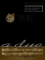 Christmas hits for two charinets 1998 PDF电子版封面