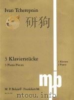 Three Piano Pieces for two Pianos（1976 PDF版）
