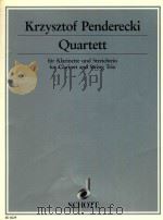 Quartett for Clarinet and String Trio（1993 PDF版）