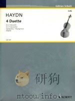 4 Duette for 2 Violoncellos（1988 PDF版）