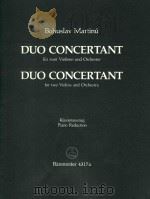 Duo concertant fro two violins and orchestra 1979 PDF电子版封面