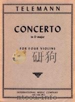 Concerto in D major for four Violins PDF电子版封面 Georg Philipp Telemann