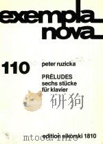 Preludes sechs stucke fur klavier（1987 PDF版）