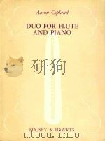 Duo: for flute and piano（1971 PDF版）