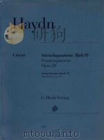 String Quatres Book 4: Sun Quartets op.20（1976 PDF版）