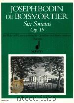 Six Sonatas for flute and continuo Op.19（1986 PDF版）