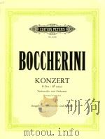 Konzert B-dur: Fur violoncello und orchester（1994 PDF版）