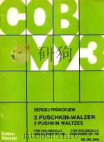 2 Pushkin Waltzes for Violoncello and Piano Op.120 1990 PDF电子版封面