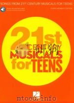 songs from 21st century musicals for teens（ PDF版）