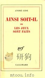Ainsi soit-il ou Les jeux sont faits（1952 PDF版）