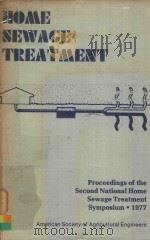PROCEEDINGS OF THE SECOND NATIONAL HOME SEWAGE TREATMENT SYMPOSIUM 1977（1978 PDF版）