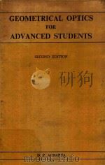 GEOMETRICAL OPTICS FOR ADVANCED STUDENTS SECOND EDITION（1980 PDF版）