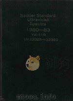 SADTLER STANDARD ULTRAVIOLET SPECTRA 1980-83 VOL.116 UV33025-33380（1983 PDF版）