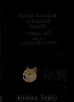 SADTLER STANDARD ULTRAVIOLET SPECTRA 1980-83 VOL.107 UV29909-30275（1981 PDF版）