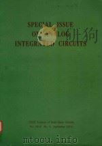 SPECIAL ISSUE ON ANALOG INTEGRATED CIRCUITS IEEE JOURNAL OF SOLID-STATE CIRCUITS VOL.SC-6 NO.6 DECEM（1971 PDF版）
