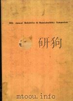 1974 ANNUAL RELIABILITY & MAINTAINABILITY SYMPOSIUM（1973 PDF版）