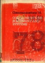 CONFERENCE ON COMMUNICATIONS EQUIPMENT AND SYSTEMS 4-7 APRIL 1978（1978 PDF版）