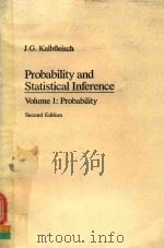 PROBABILITY AND STATISTICAL INFERENCE VOLUME 1: PROBABILITY SECOND EDITION（1985 PDF版）