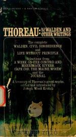 Thoreau: Walden and other writings（1965 PDF版）