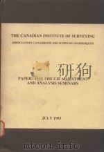 PAPERS FOR THE CIS ADJUSTMENT AND ANALYSIS SEMINARS（1983 PDF版）