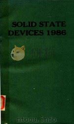 SOLID STATE DEVICES 1986（1986 PDF版）