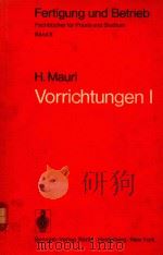 FERTIGUNG UND BETRIED FACHBUCHER FUR PRAXIS UND STUDIUM BAND 8 VORRICHTUNGEN I（1976 PDF版）