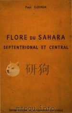 FLORE DU SAHARA SEPTENTRIONAL ET CENTRAL（1958 PDF版）