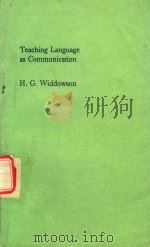 Teaching Language as Communication（1978 PDF版）