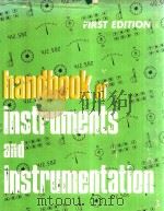 HANDBOOK OF INSTRUMENTS AND INSTRUMENTATION 1ST EDITION PDF电子版封面 0854610642