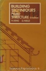 BUILDING TECHNIQUES VOLUME ONE: STRUCTURE S.I.EDITION（1976 PDF版）