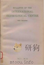 BULLETIN OF THE INTERNATIONAL SEISMOLOGICAL CENTRE 1970 DECEMBER VOL.7 NO.12（1970 PDF版）